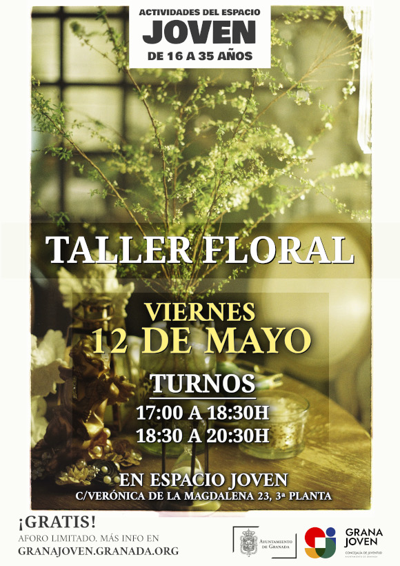 Tardes en el Espacio Joven: TALLER FLORAL